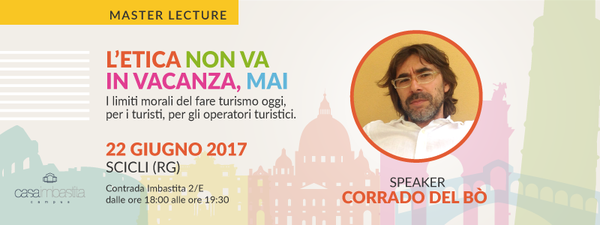 A lezione di turismo responsabile con Corrado Del Bò