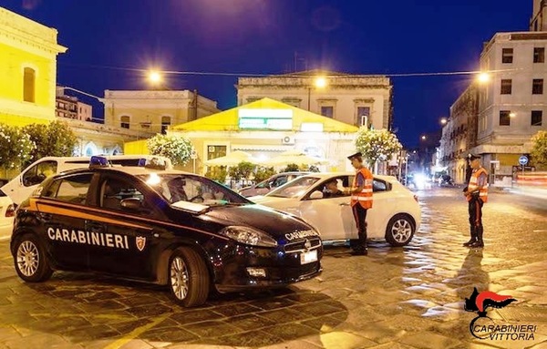 Vittoria. Controlli dei carabinieri nel weekend