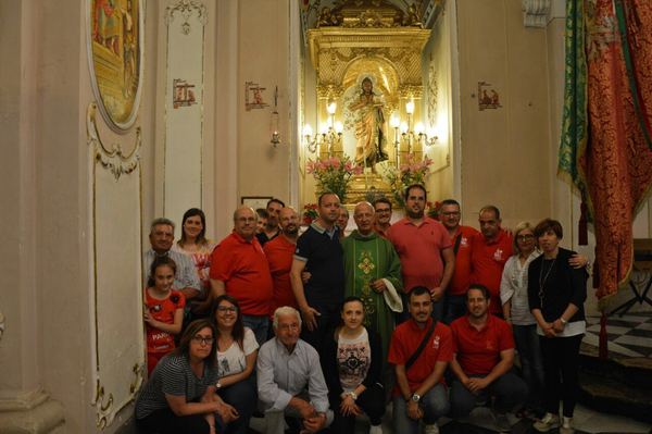 Ieri sera nella chiesa commendale di Chiaramonte il tradizionale incontro tra i comitati della cattedrale di Ragusa  e dell’edificio di culto del centro montano