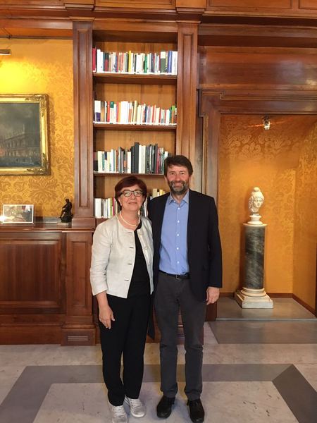 La senatrice Padua incontra il ministro Dario Franceschini