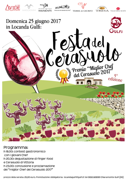 Al via la quinta edizione della “Festa del Cerasuolo” alle Cantine Gulfi