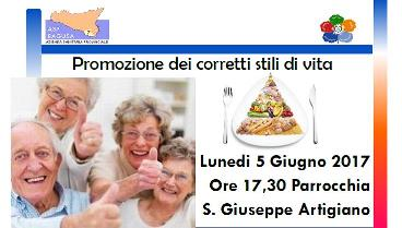 6 Giugno ore 17 “la salute vien passeggiando”
