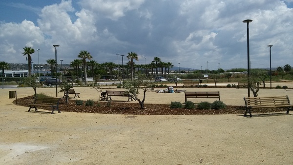 Il giardino pubblico  del Lungomare Andrea Doria
