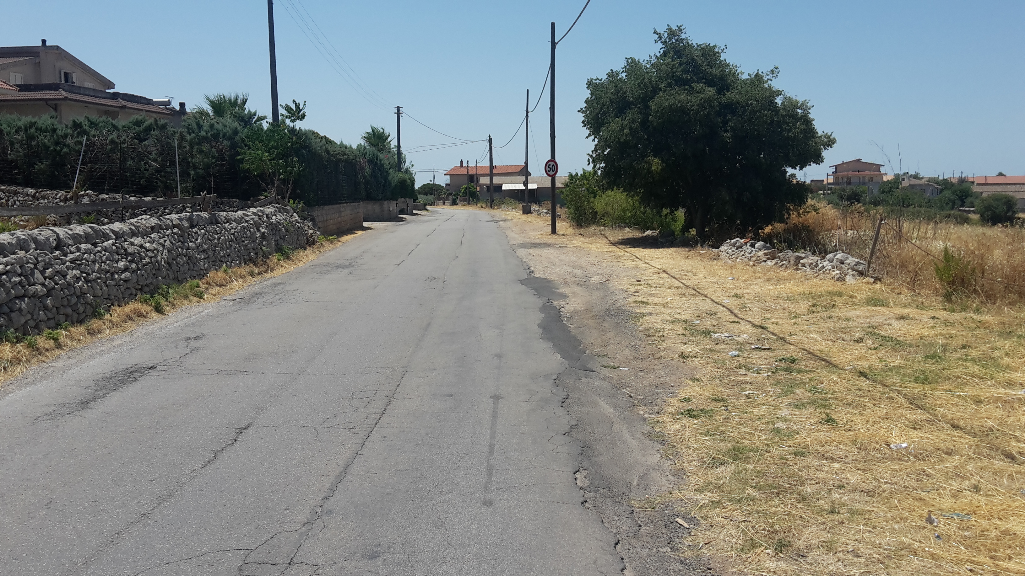 Partono i lavori in via  Fosso Tantillo a Modica.