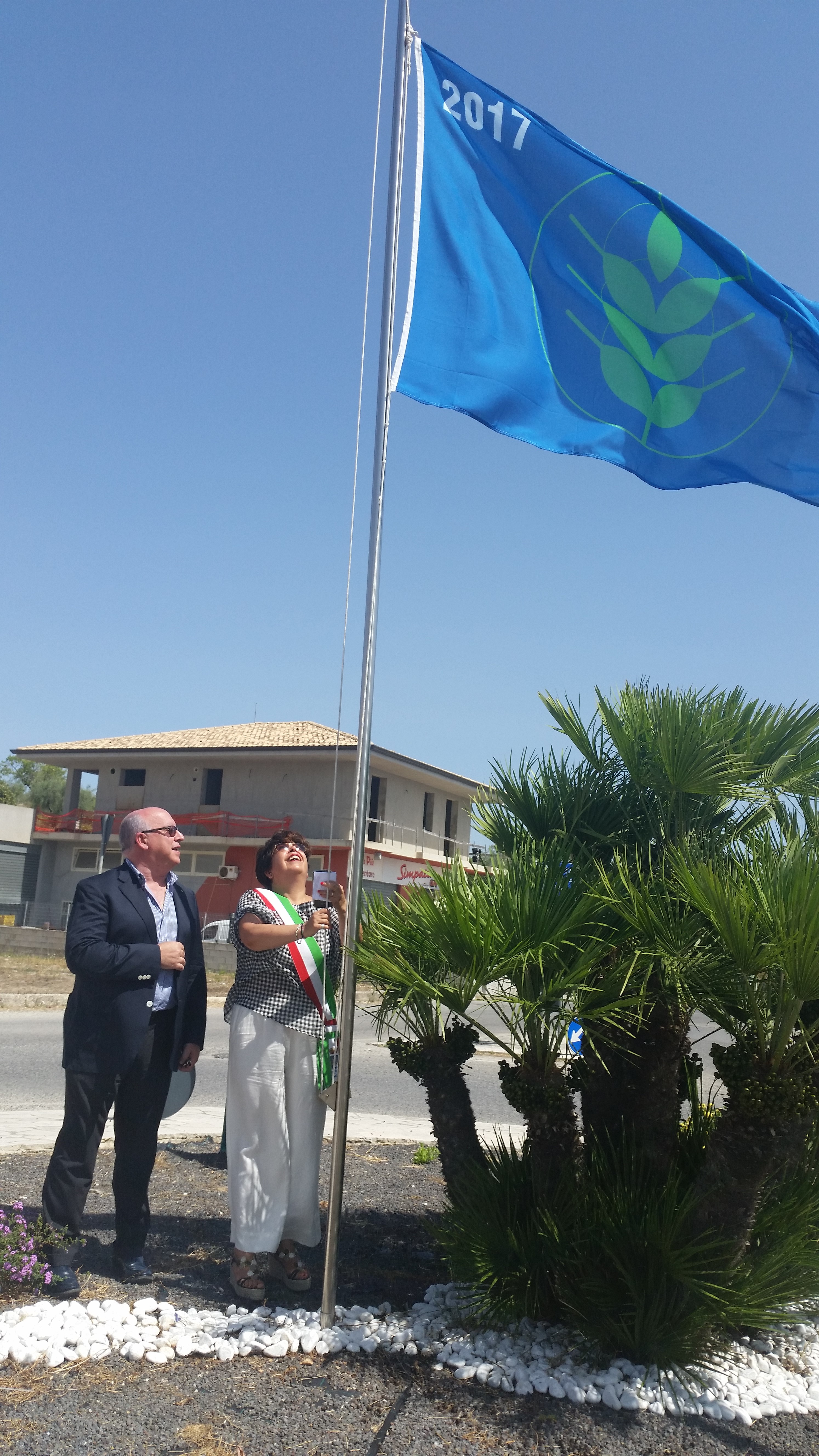 Oltre la blu Ragusa ha la bandiera spighe verdi