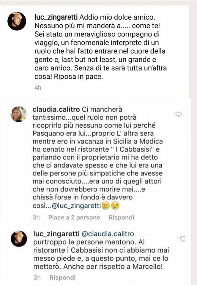Zingaretti e i  cabbasisi della discordia. Giallo e polemica sui social.