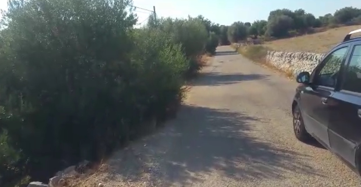 In stato di degrado la ex Sp 76 a Ragusa