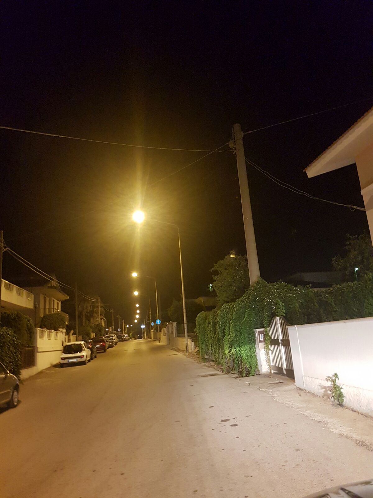 Nuovi impianti di illuminazione a Marina di Modica