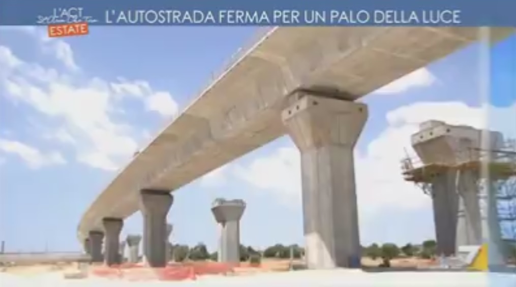 Ecco il palo che blocca l’arrivo dell’autostrada in terra iblea. VIDEO