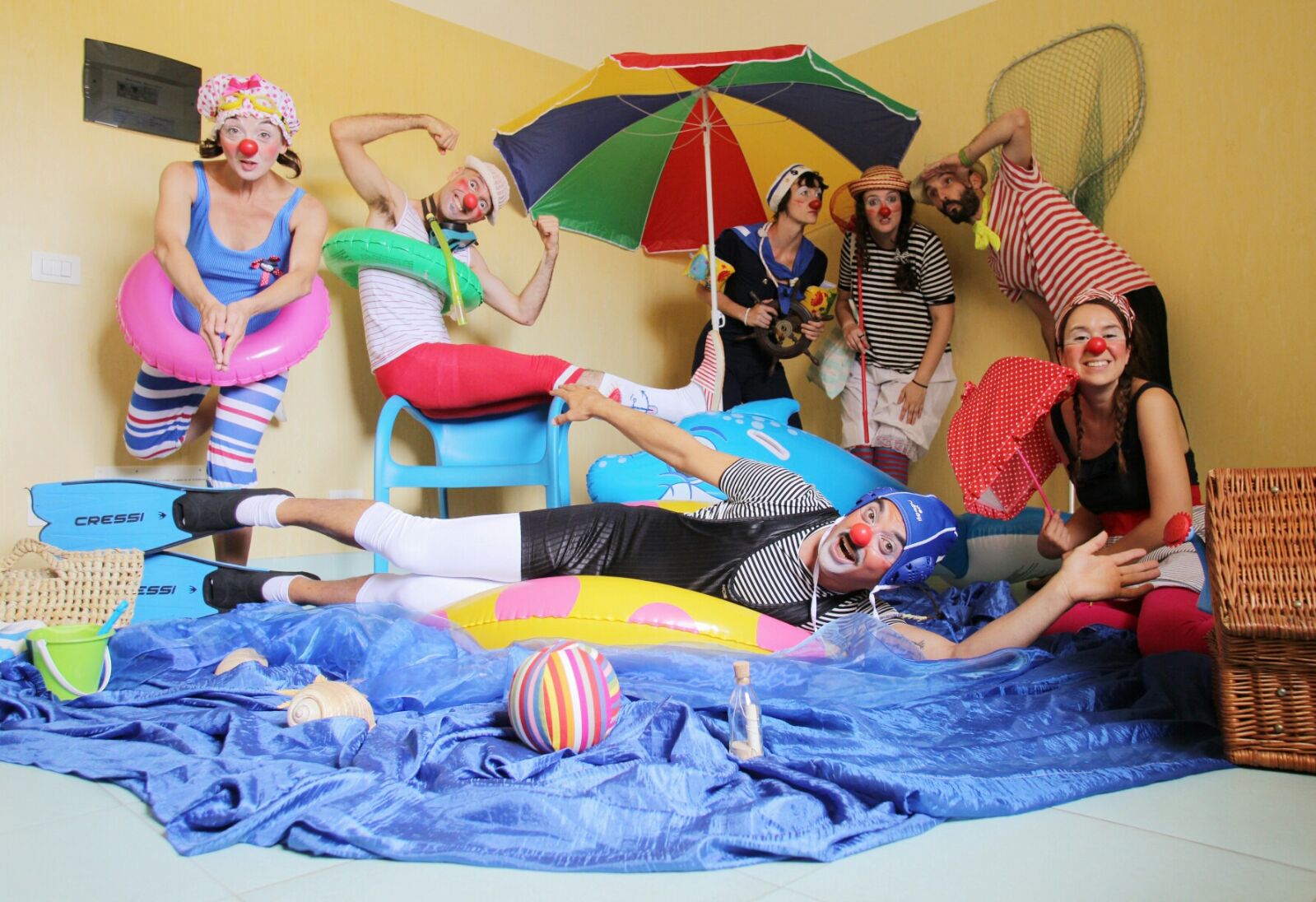 I clown dottori portano il “mare” in Oncologia a Ragusa. LE FOTO
