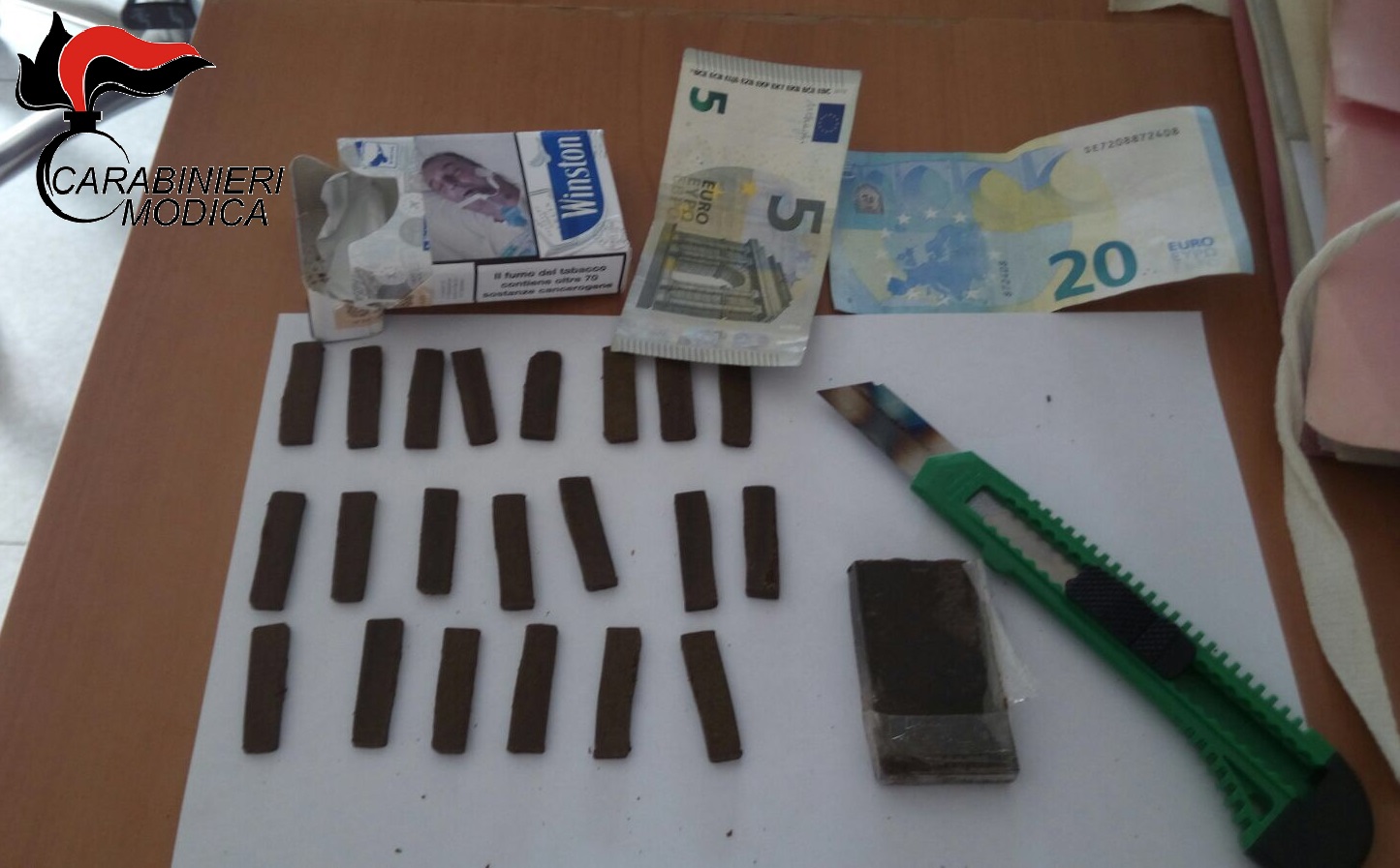 Arresto per droga a Modica