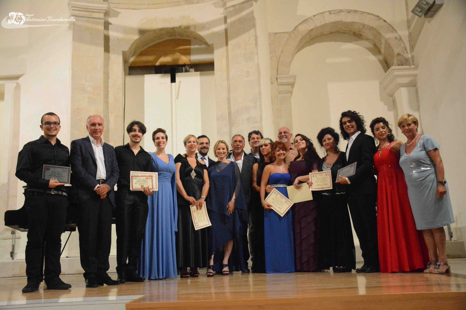 Premiazione musica lirica dei talenti a Modica. Con il soprano Daniela Schillaci