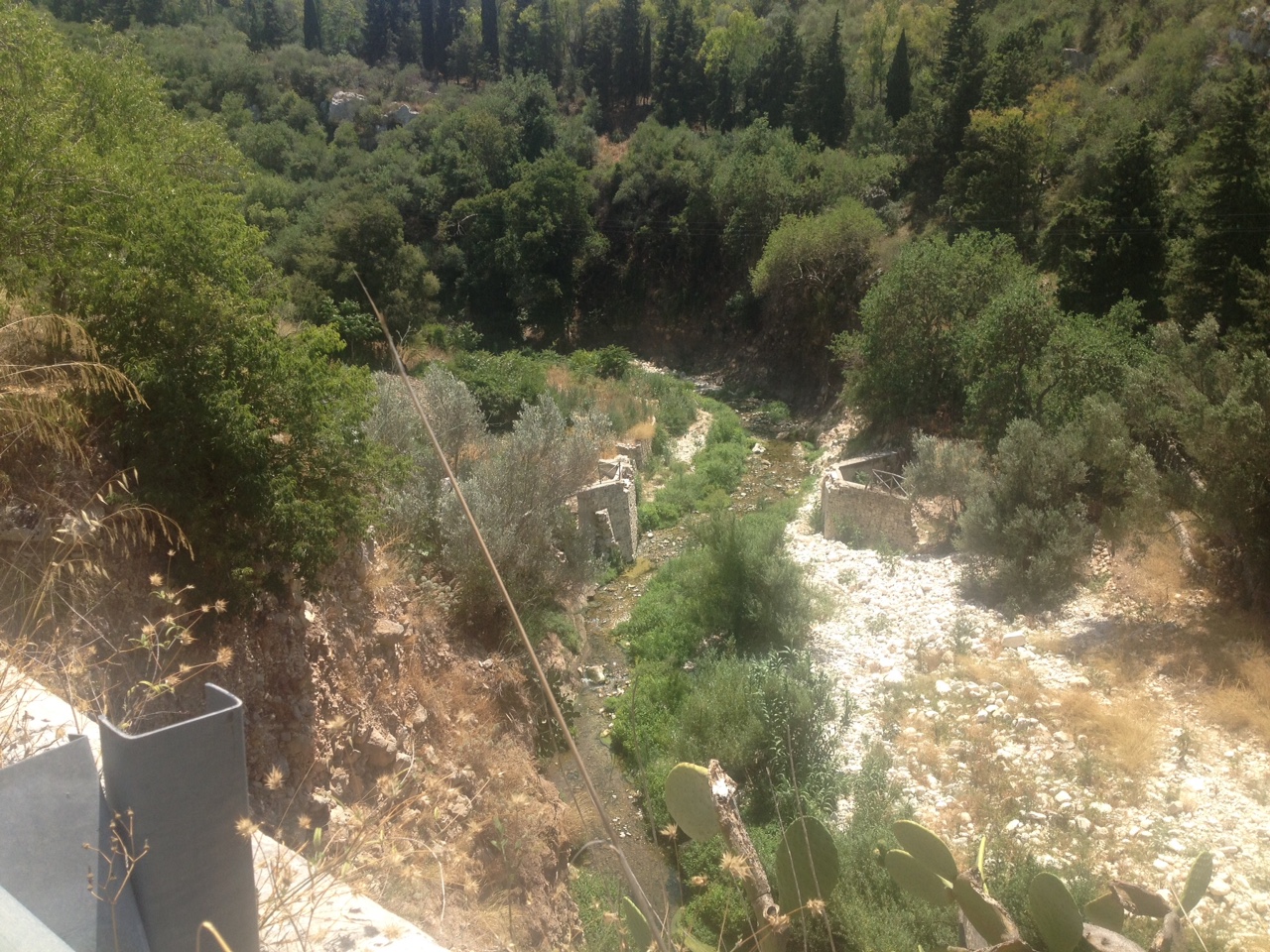 La conca del salto a Modica in stato di degrado