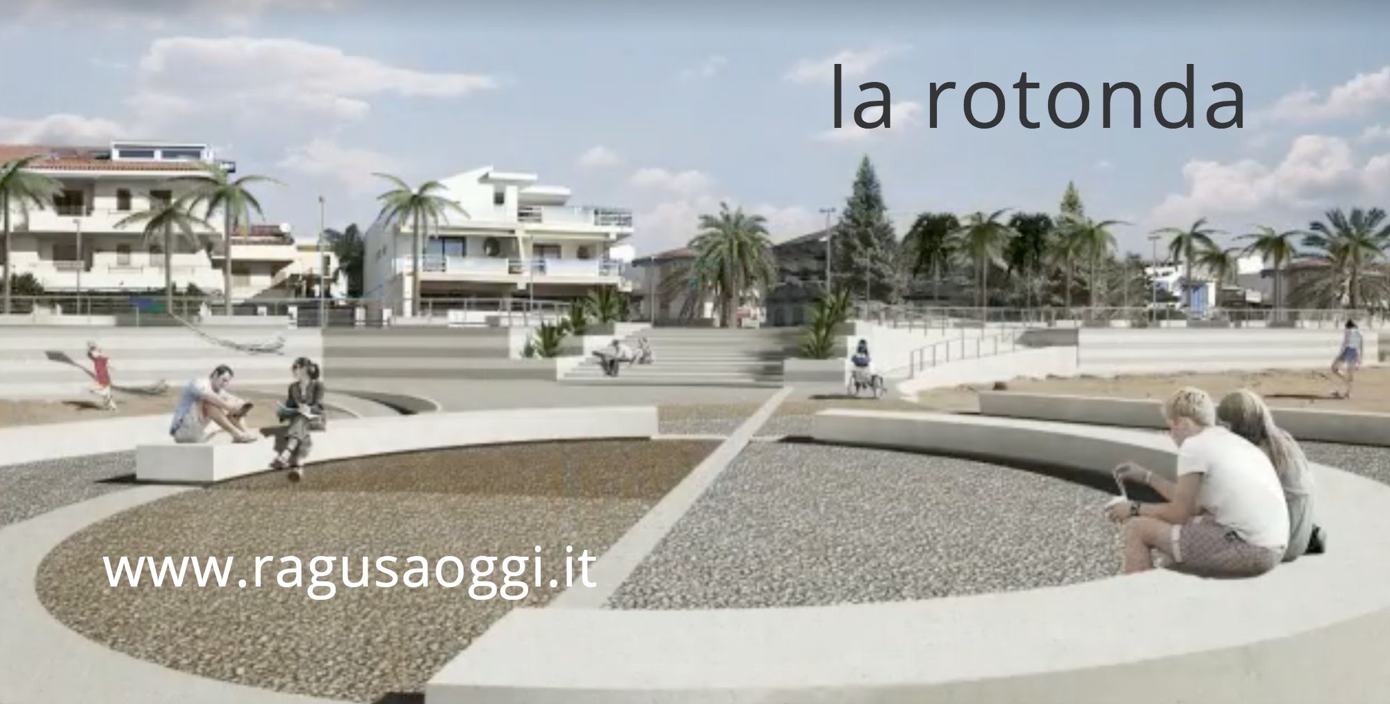 Così cambieranno il lungomare e la rotonda di Marina di Ragusa. FOTO GALLERY