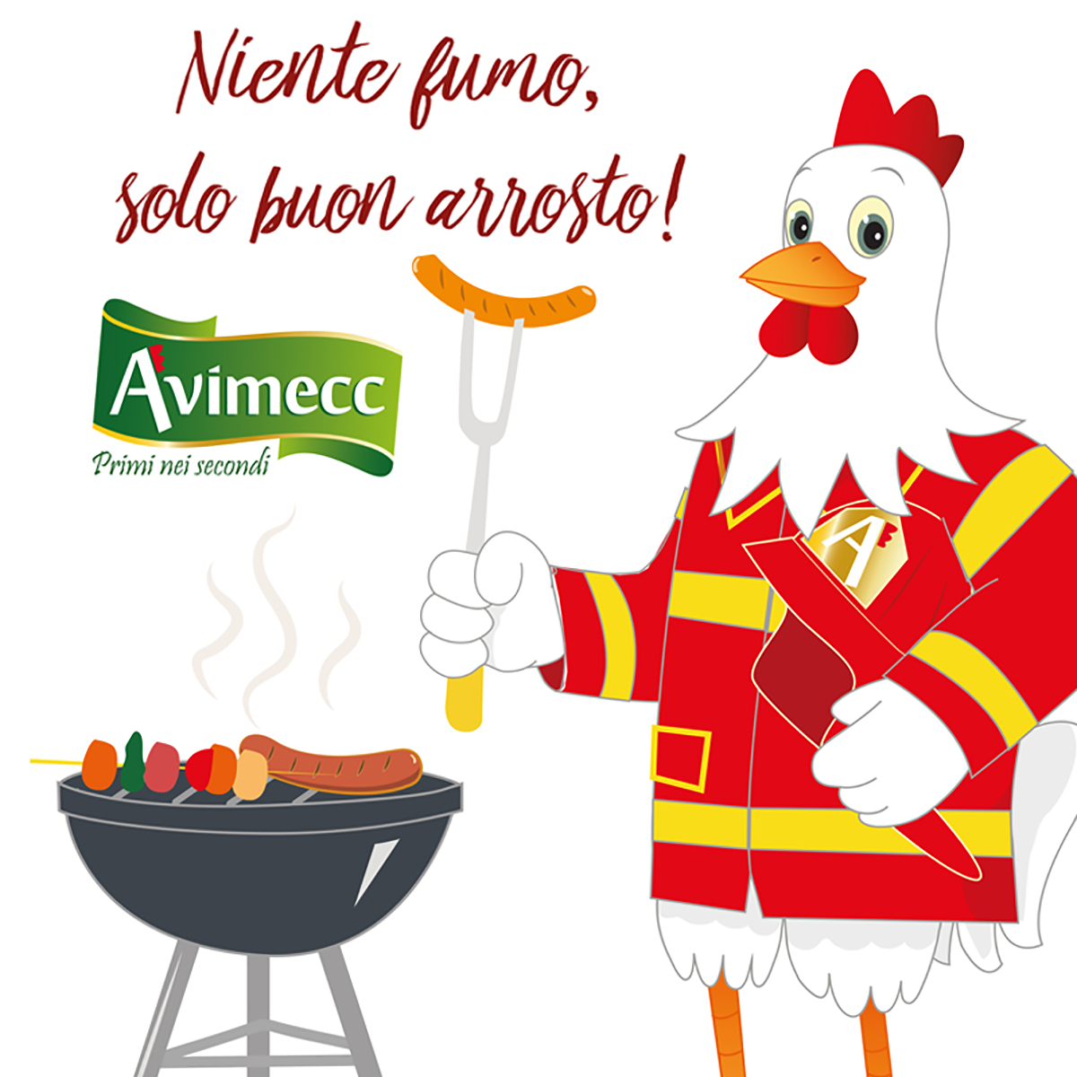 Ad un anno dal devastante incendio, l’Avimecc rilancia la sua presenza sul mercato. Lo fa con una vignetta sui social