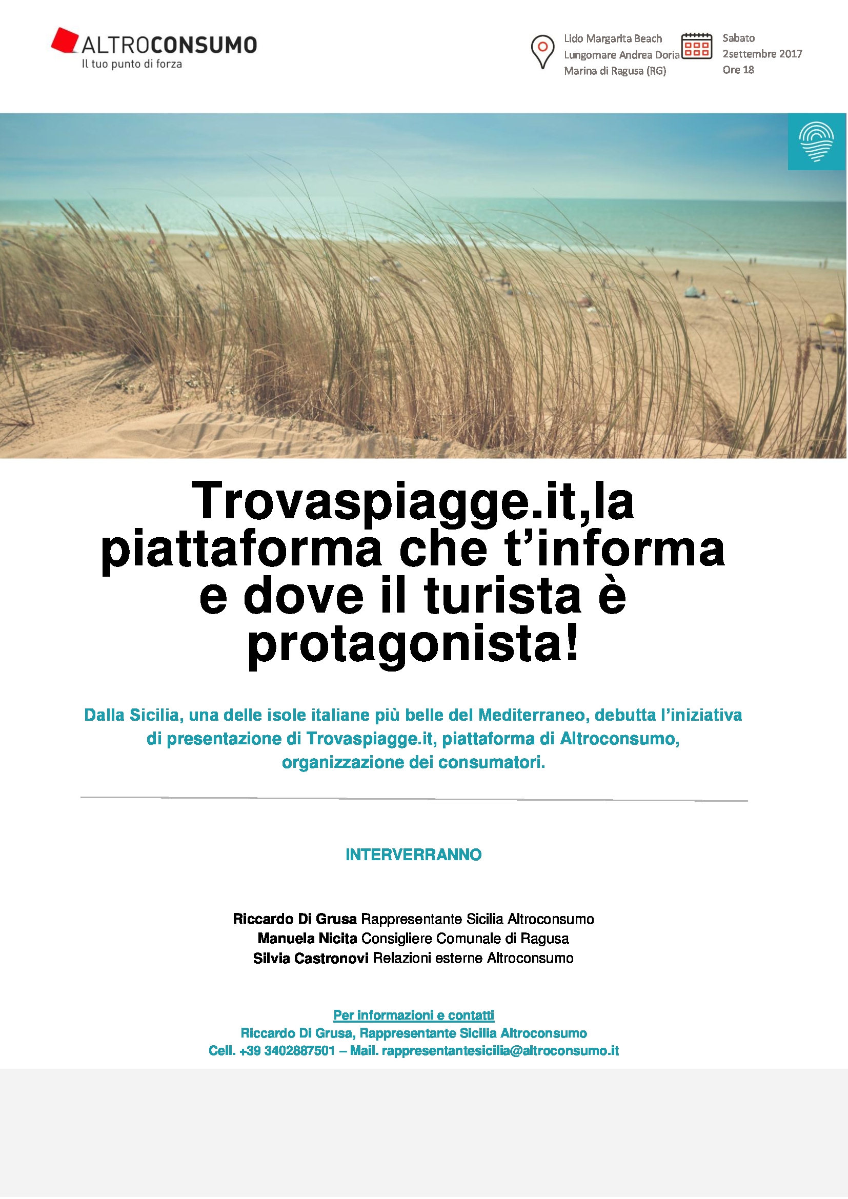 Anche Marina di Ragusa all’interno di Trovaspiagge.it