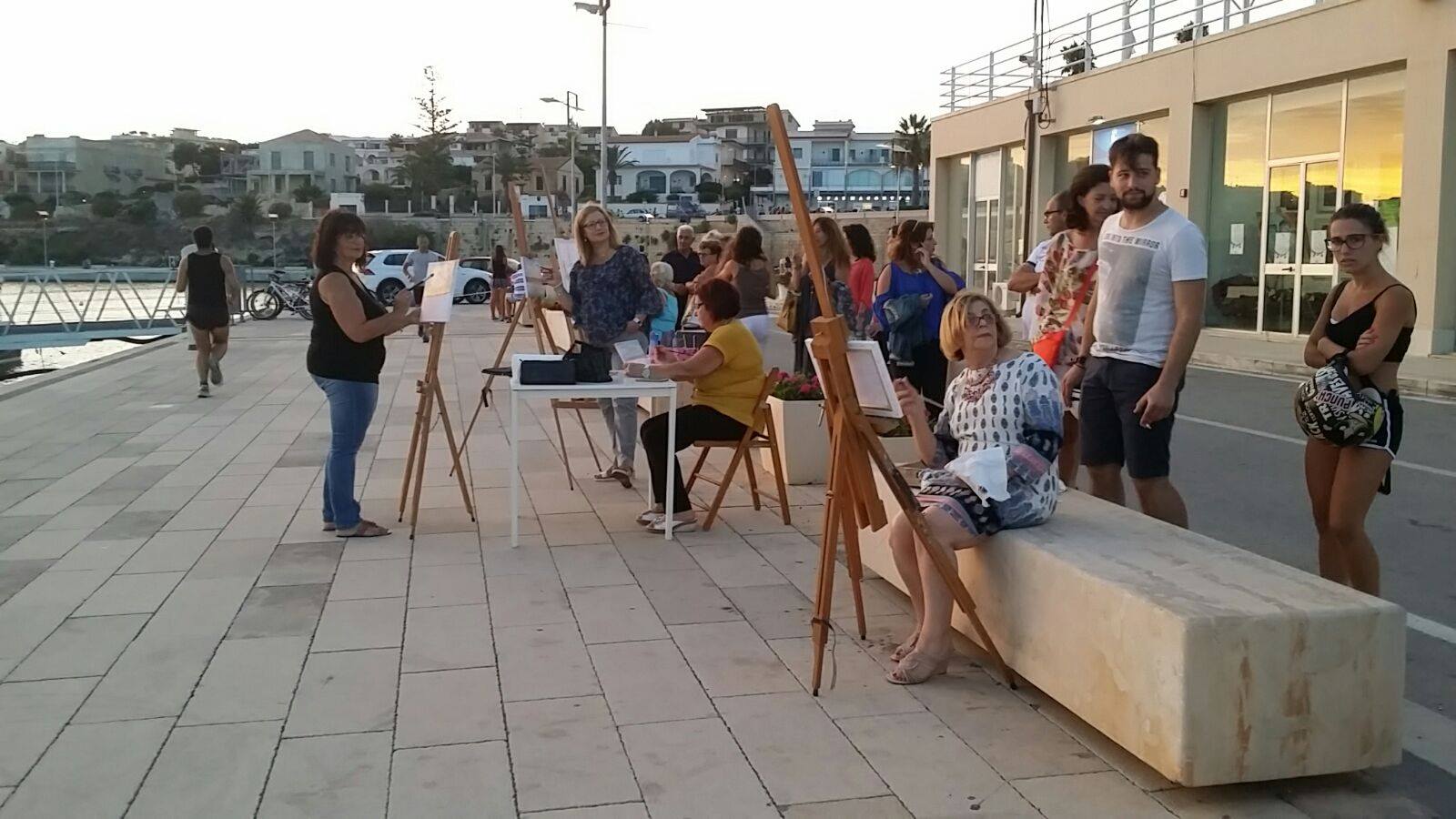 Arte al Porto turistico Marina di Ragusa insieme al Moica