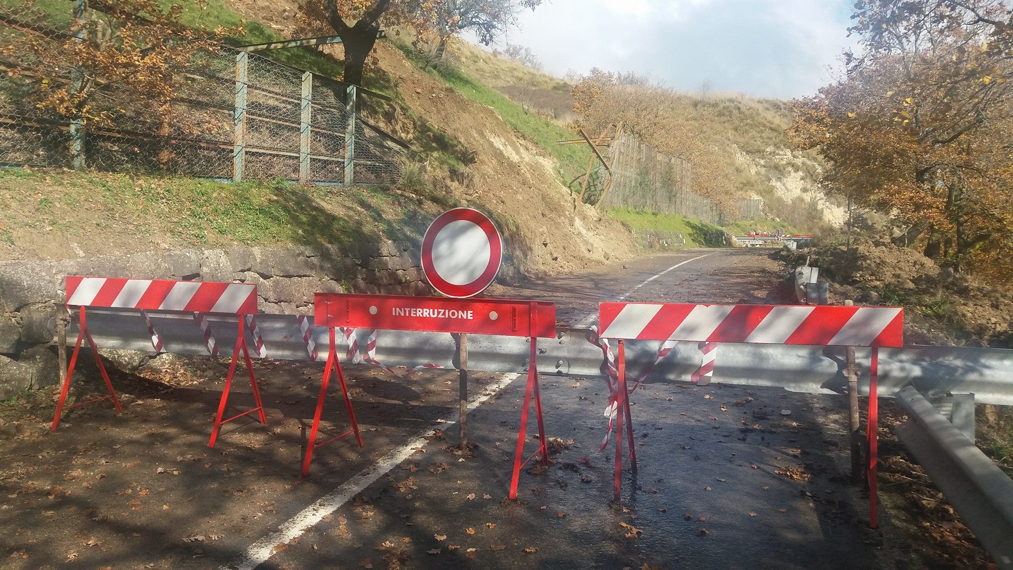 Affidati i lavori di sistemazione della frana sulla S.P. 12 per Bucchieri