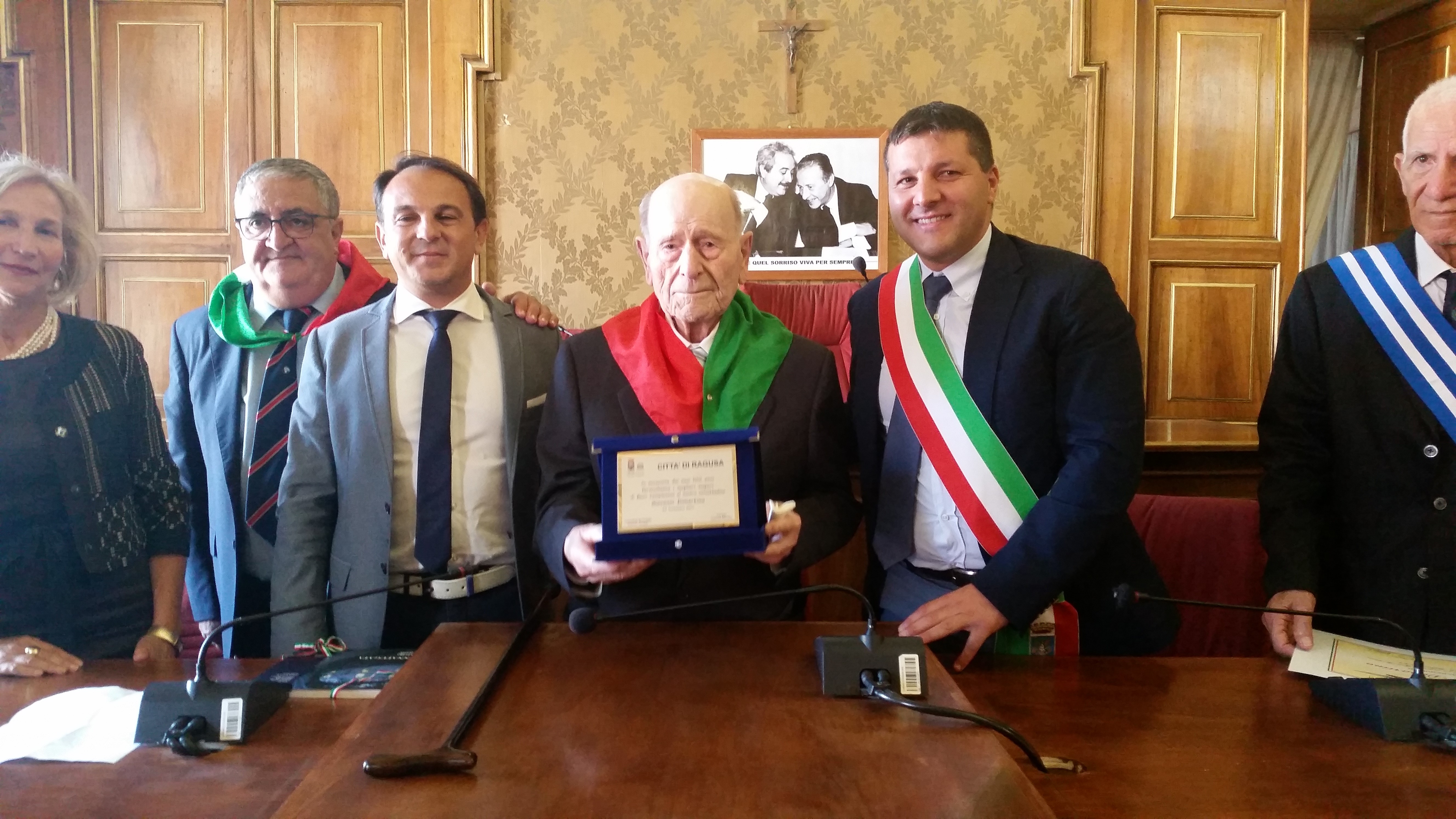 Auguri al combattente Giovanni Dimartino, 100 anni. Festa a Ragusa