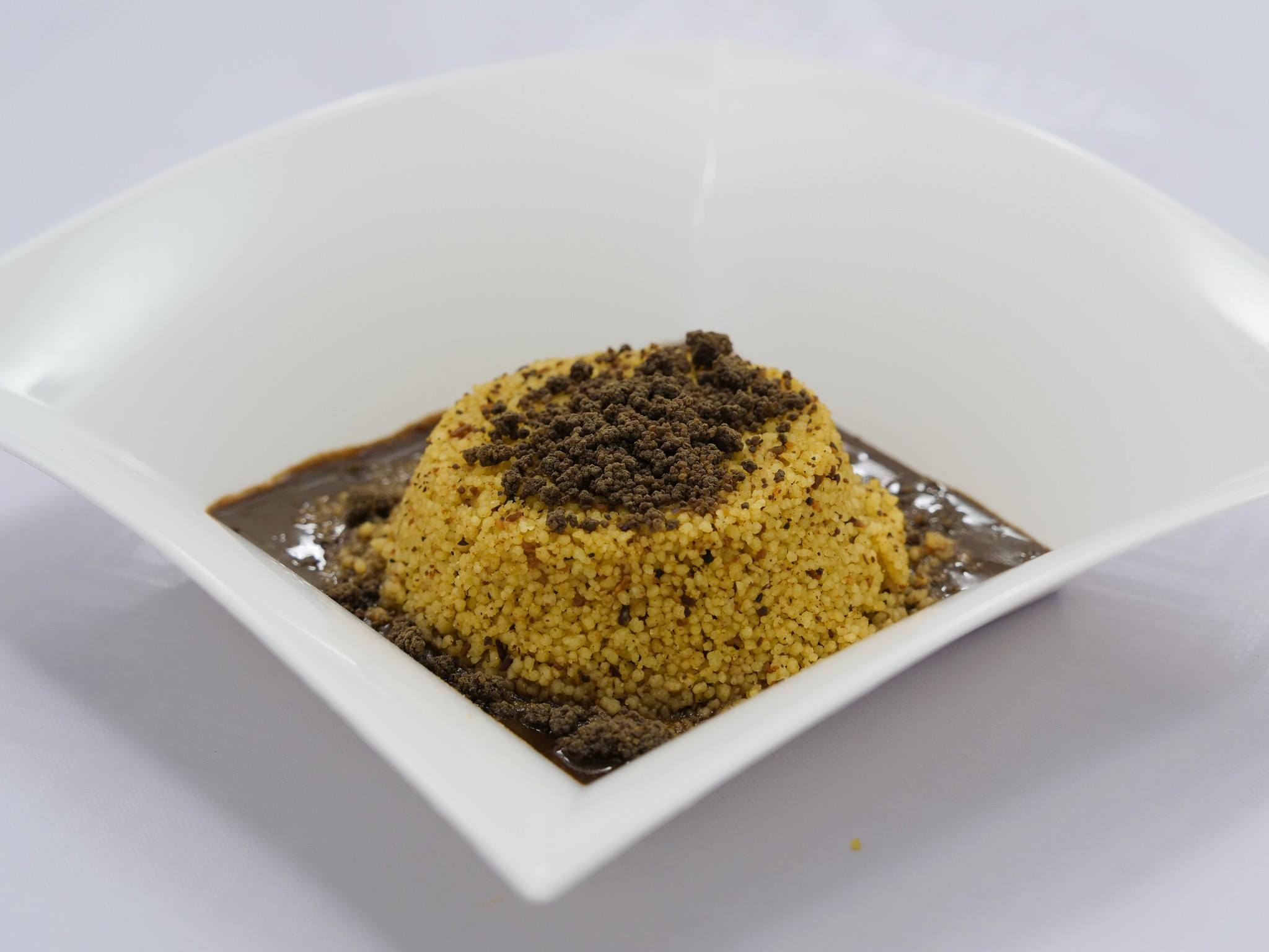 Cous Cous al cioccolato di Modica pietanza al festival di San Vito Lo Capo