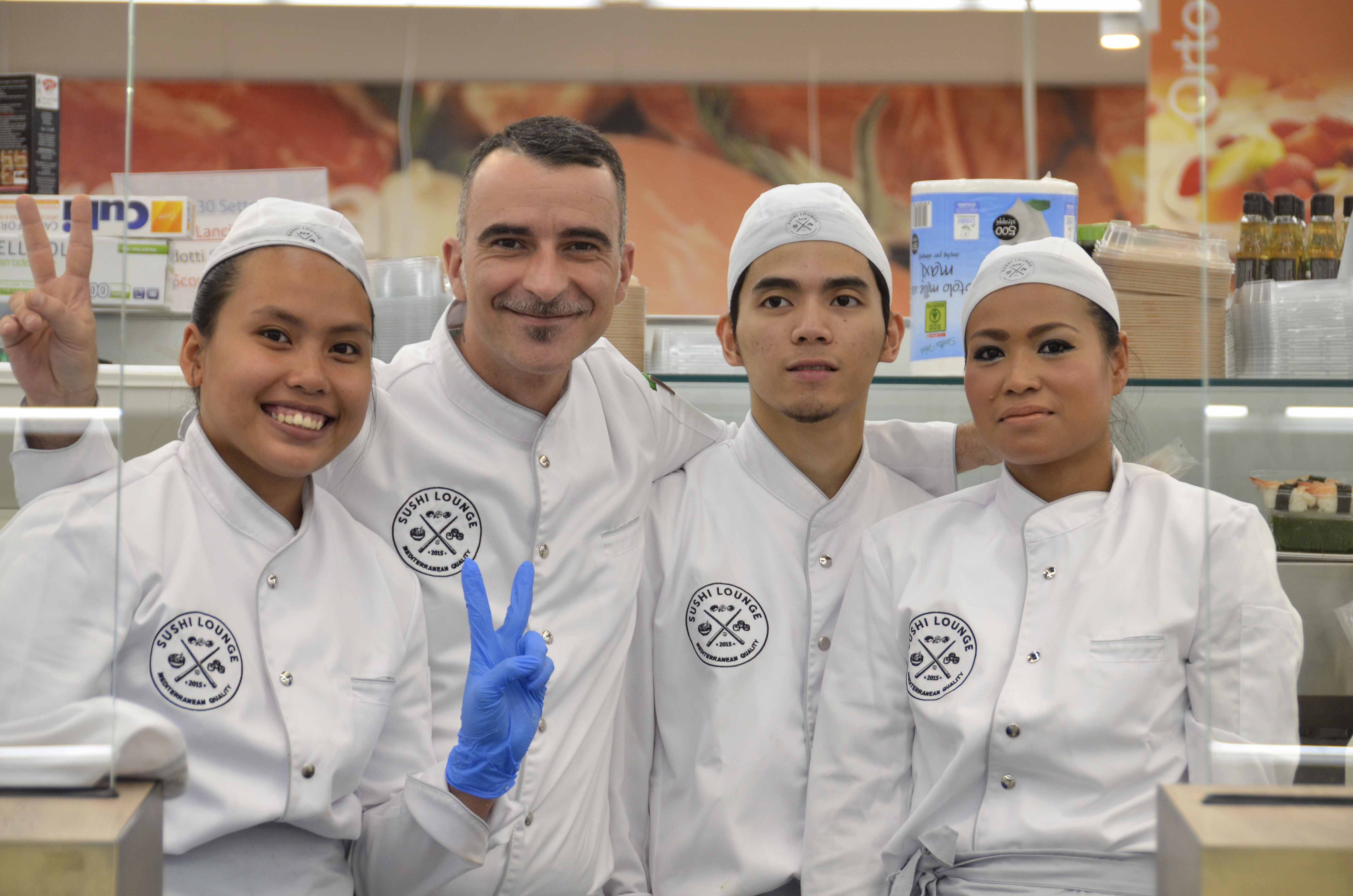 A Ragusa tutti pazzi per il sushi. Inaugurato all’Interspar Le Dune il corner dedicato alla cucina orientale con preparazione a vista
