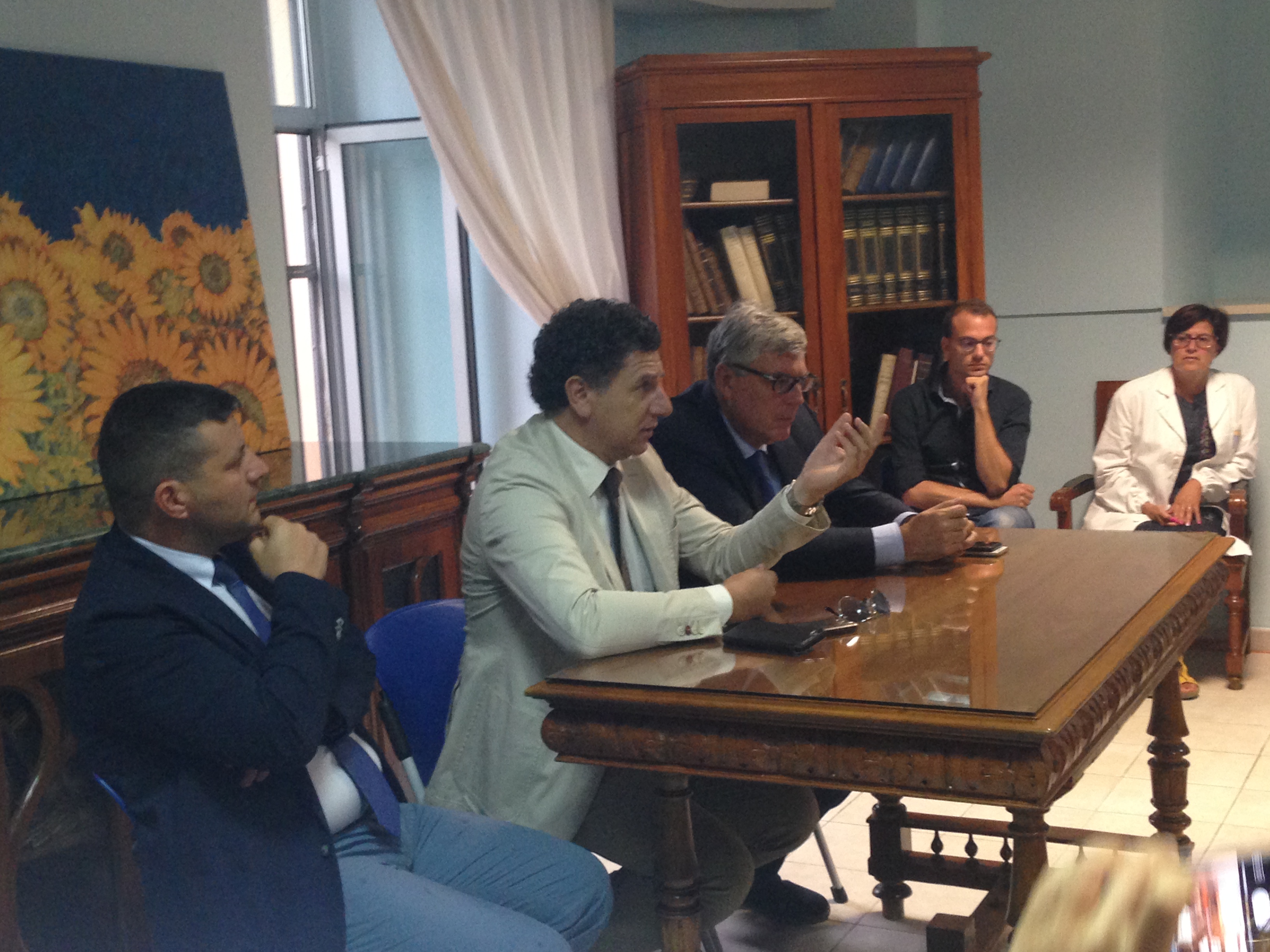 Il commissario Asp Ficarra in visita negli ospedali Civile e Ompa