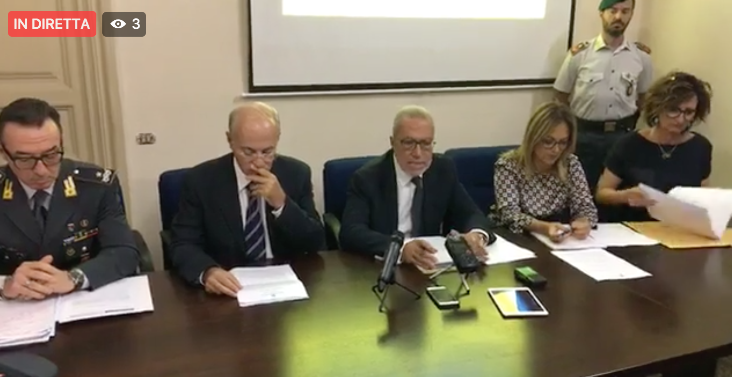 IN DIRETTA DALLA PROCURA DI CATANIA la conferenza stampa sugli arresti a Vittoria ex sindaco Nicosia e altre cinque persone