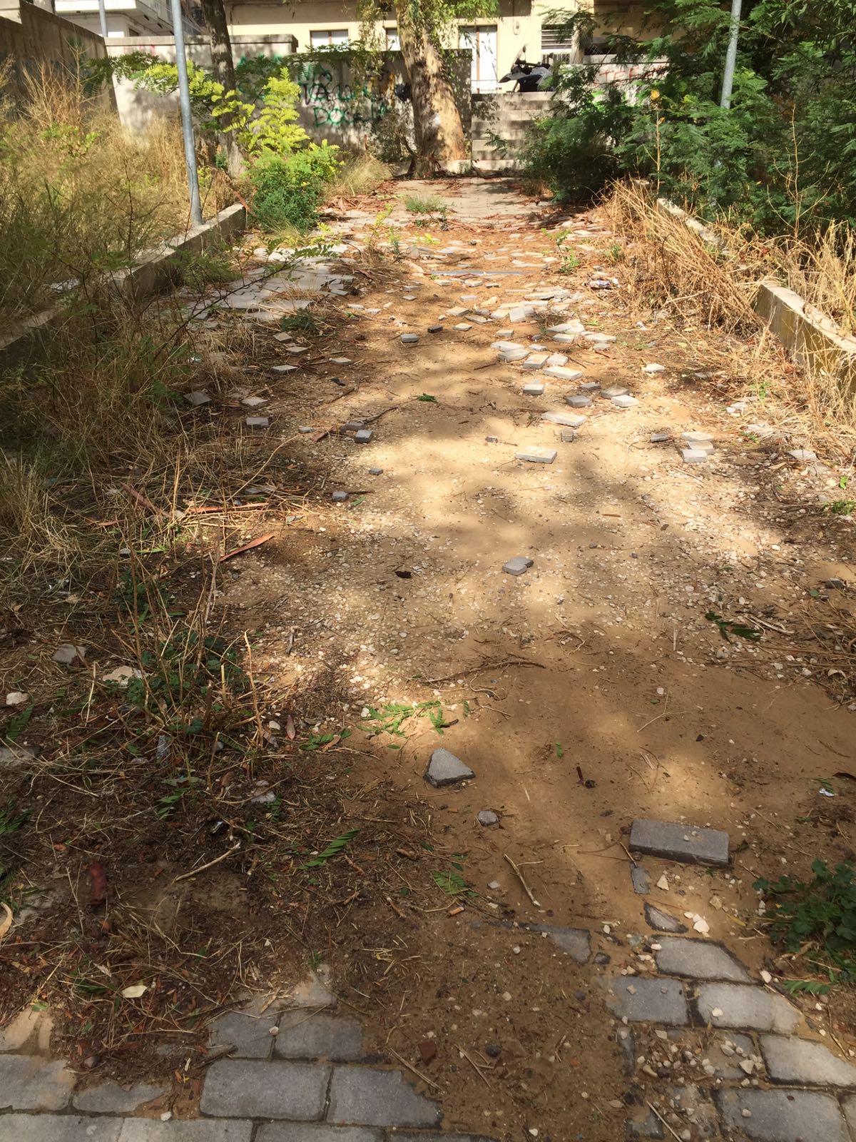 La villetta di via delle betulle a Ragusa in condizioni disastrose