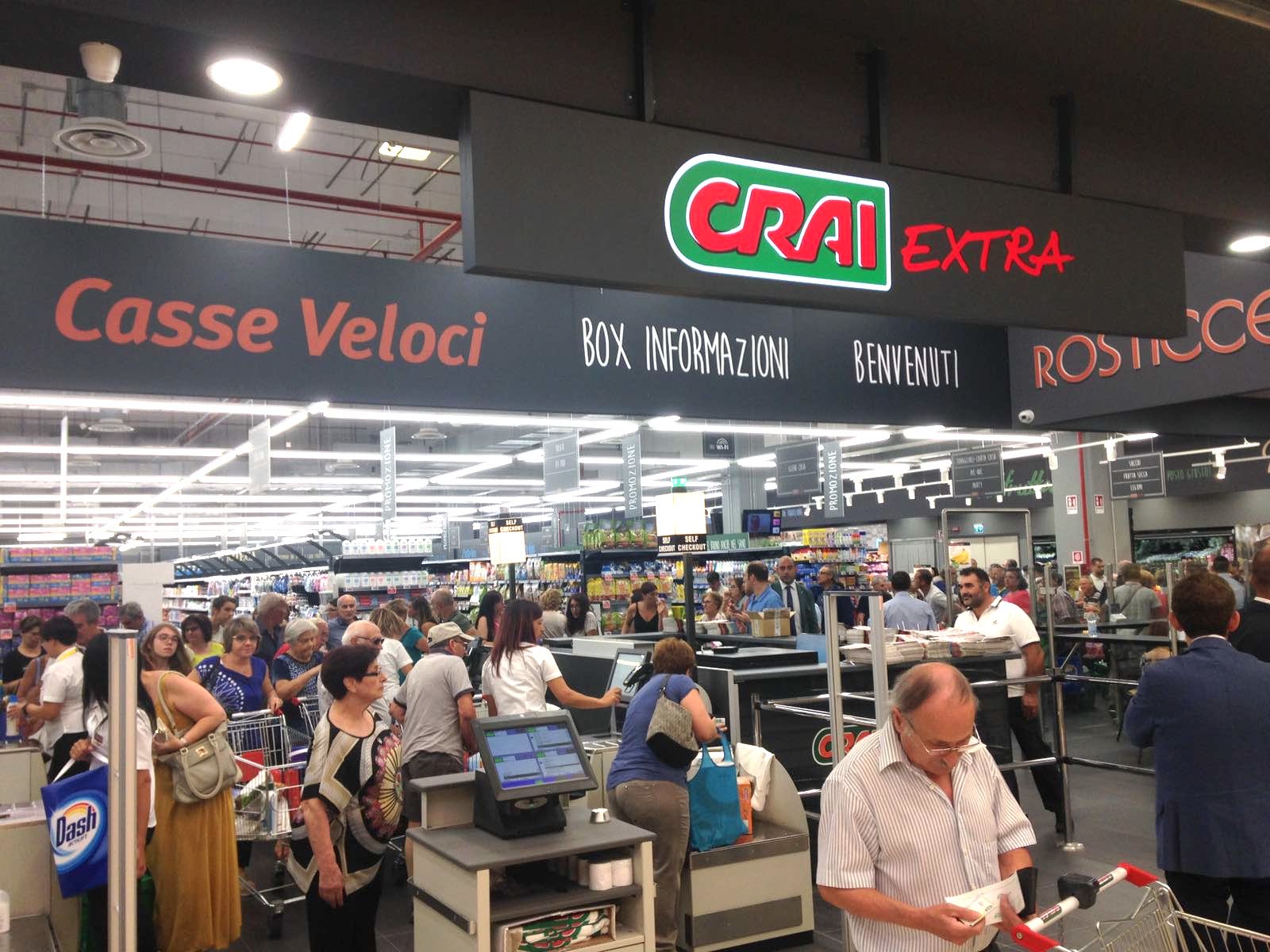 Ha aperto oggi Crai Extra al centro commerciale Le Masserie di Ragusa