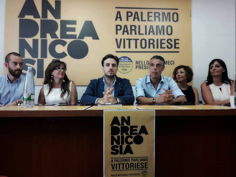 Scende in campo Andrea Nicosia a Vittoria e si candida con Diventerà Bellissima per Musumeci