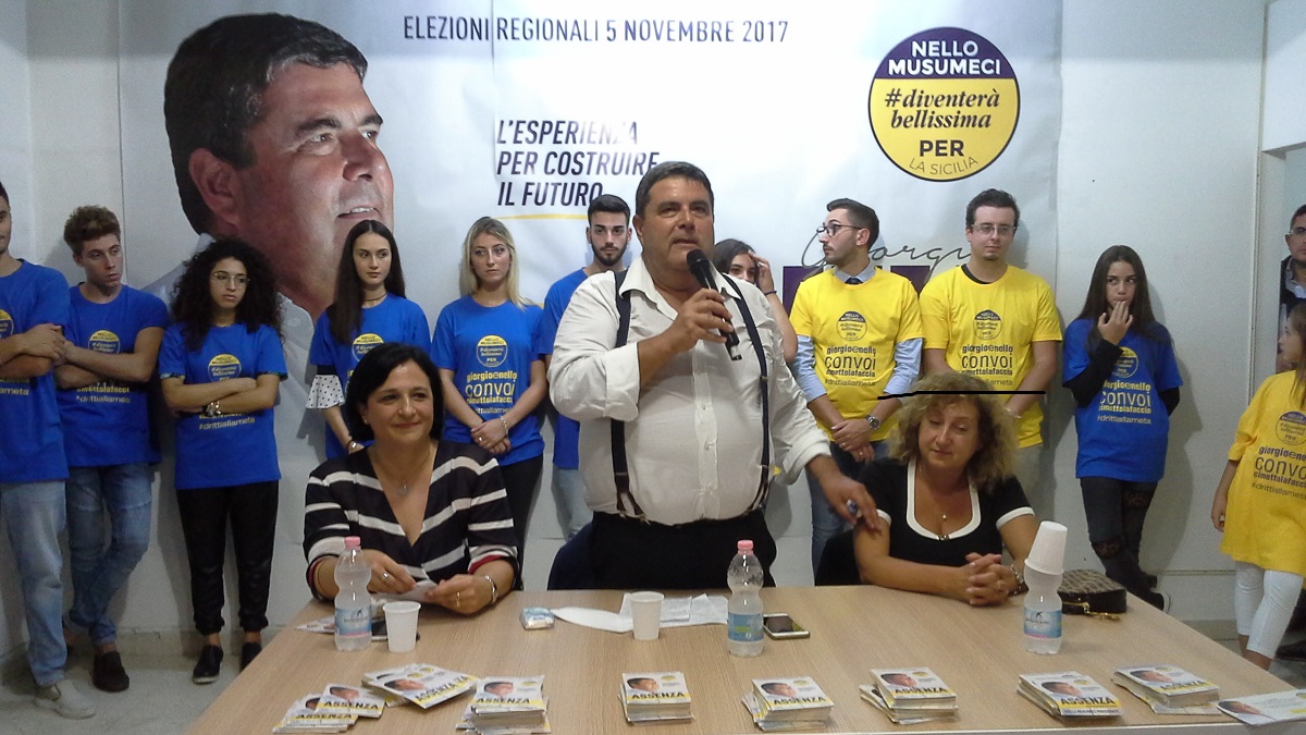 Giorgio Assenza ha inaugurato comitato elettorale #Diventerà Bellissima a Comiso