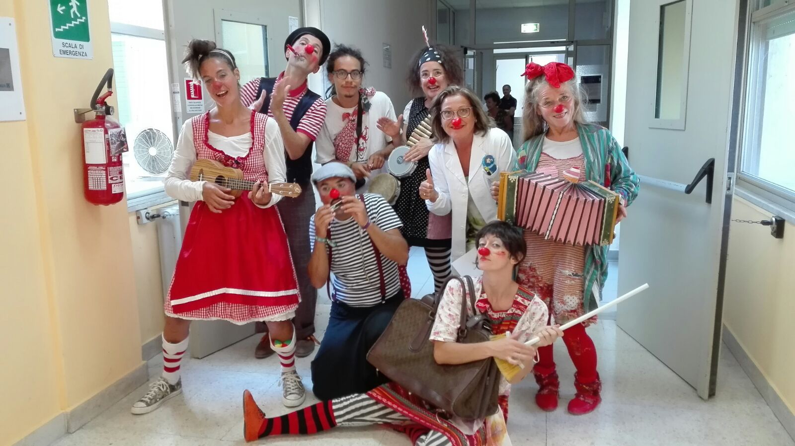 Clown senza frontiere in visita a Ragusa