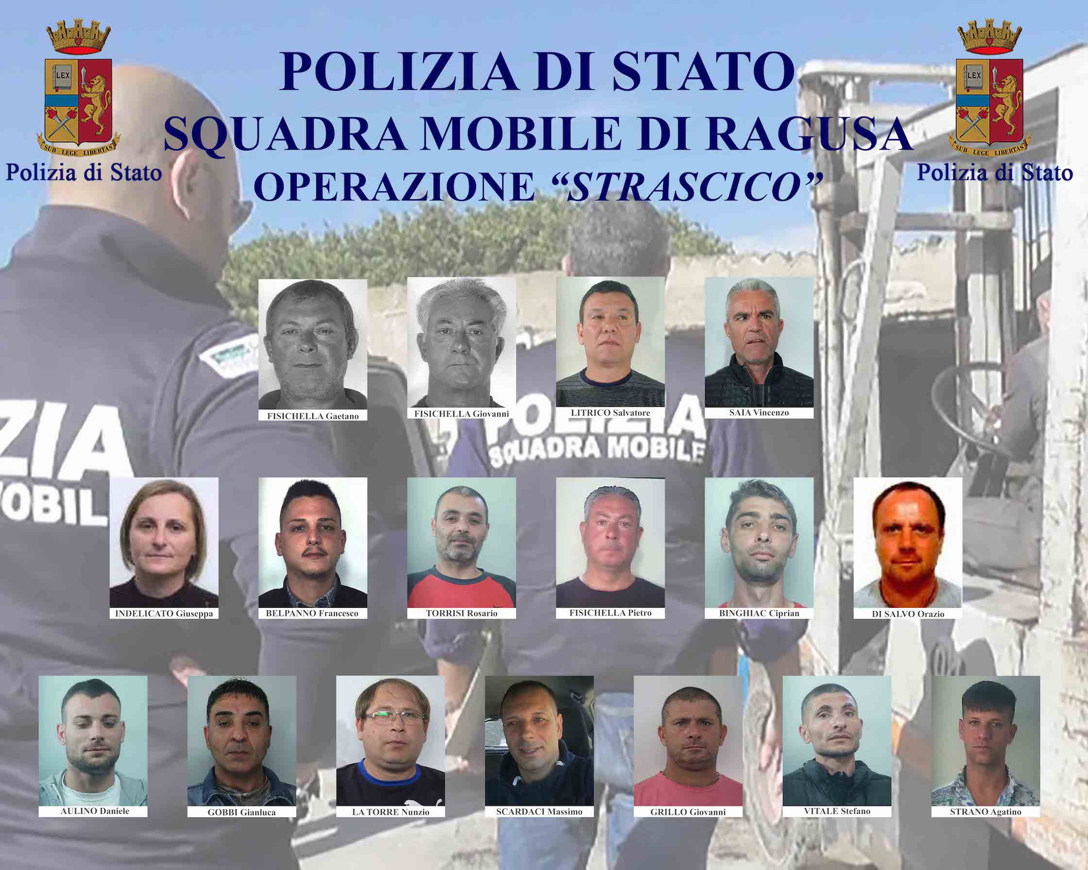Altri 4 arresti per l’operazione “Strascico”. Tra i presunti ladri anche un giocatore del Catania in serie A. FOTO