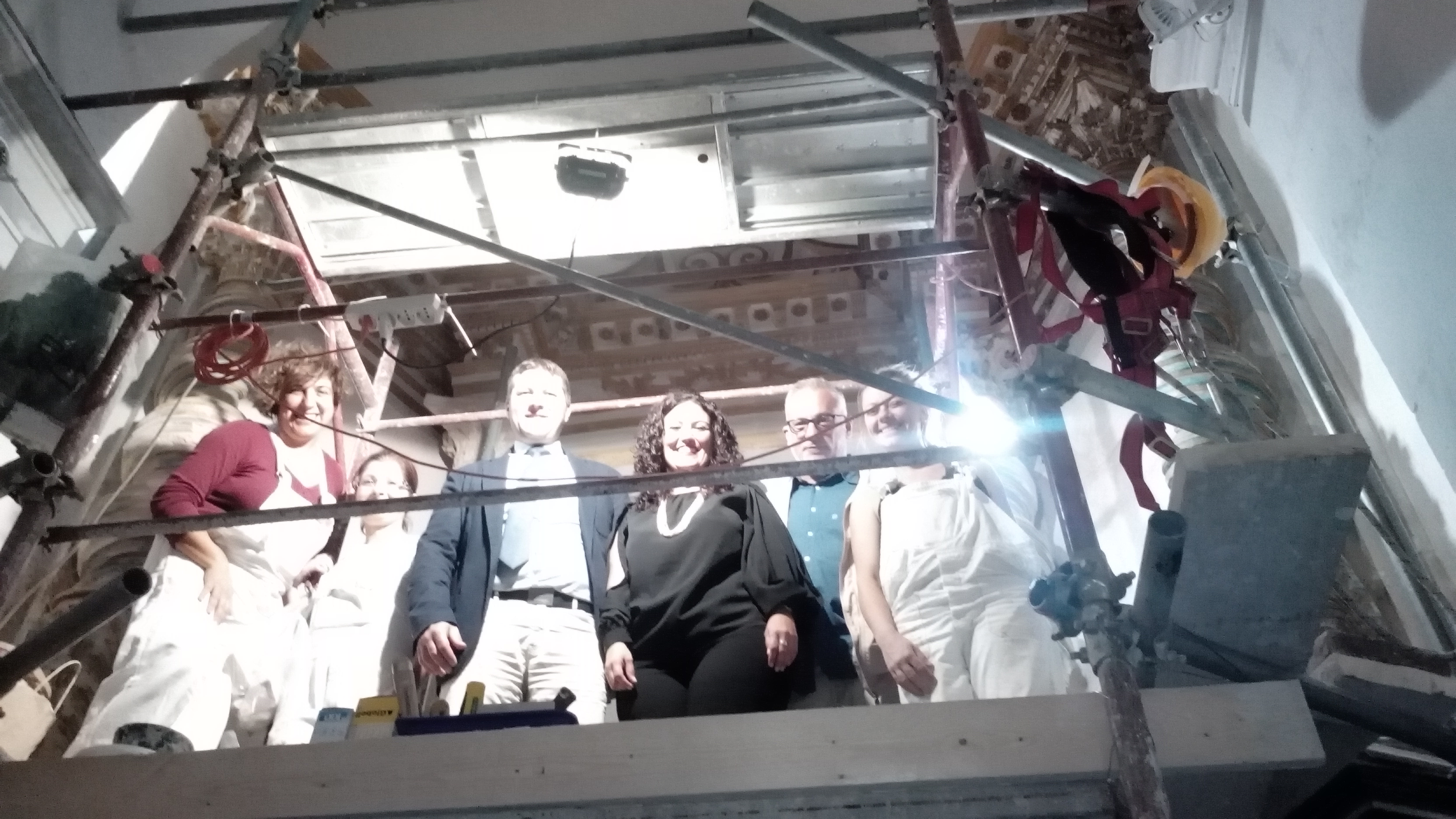 Il sindaco di Ragusa in sopralluogo presso Discesa dei Miracoli  e la chiesa Anime Sante del Purgatorio