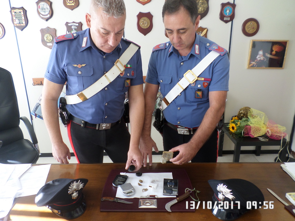 A Pozzallo giovanissimo con la droga in casa per il week-end. Arrestato dai Carabinieri