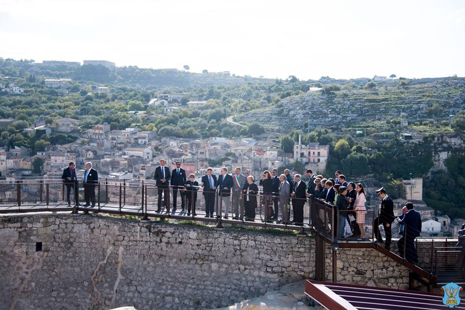 Apertura del Castello di Modica grazie al volontariato della protezione civile