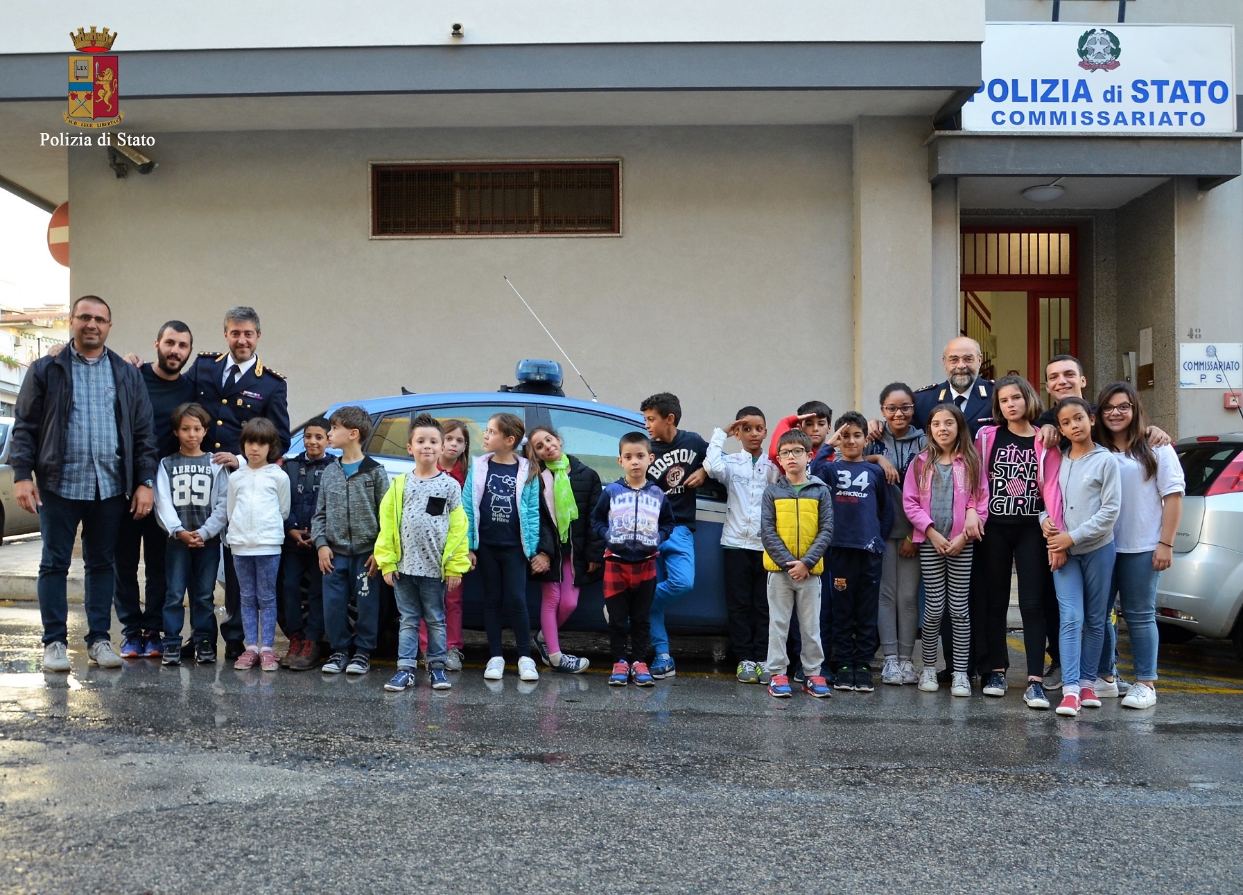I ragazzi di “crisci ranni” in visita al Commissariato di Modica