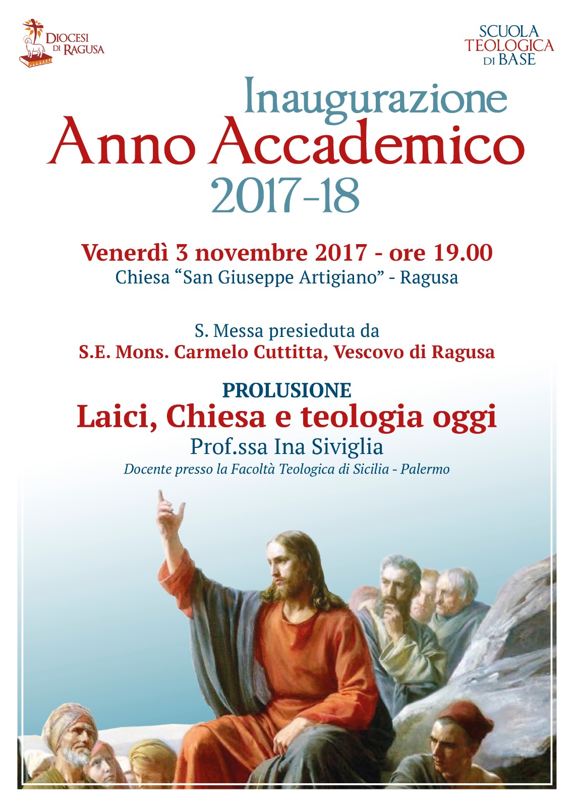 “Laici, Chiesa e teologia” se ne parlerà a Ragusa  alla presenza di Mons. Cuttitta.