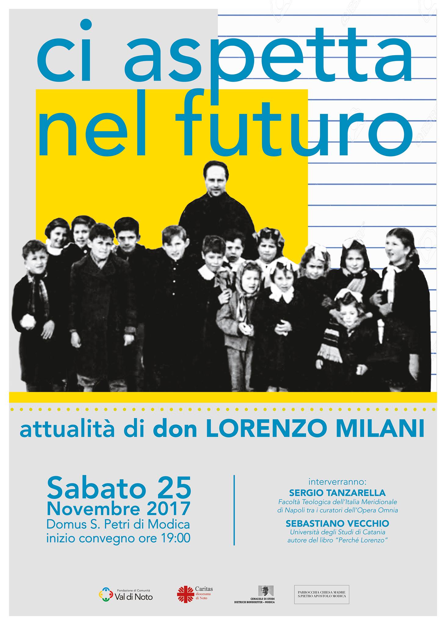 In programma a Modica il 25 novembre una giornata su Don Milani