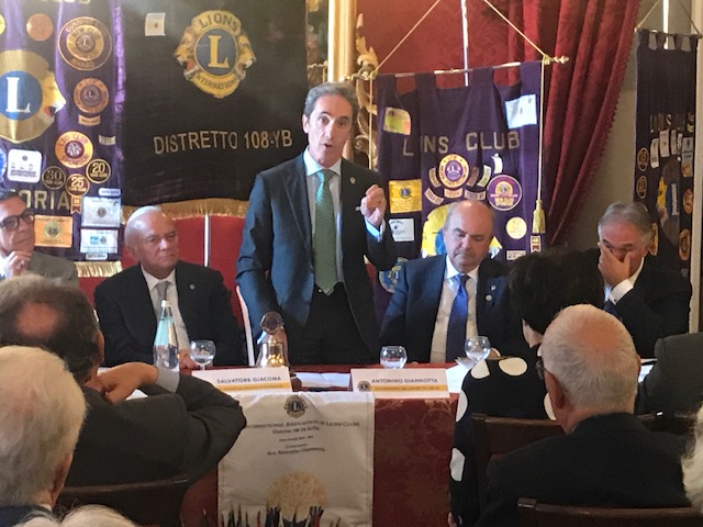 Ninni Giannotta Governatore del Distretto Lions 108 Yb Sicilia in visita nella VII Circoscrizione