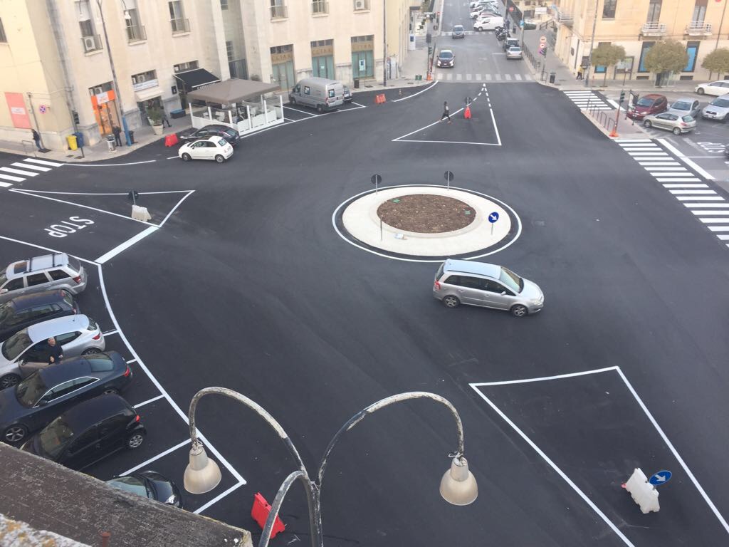Ultimati i lavori di sistemazione in piazza Libertà a Ragusa