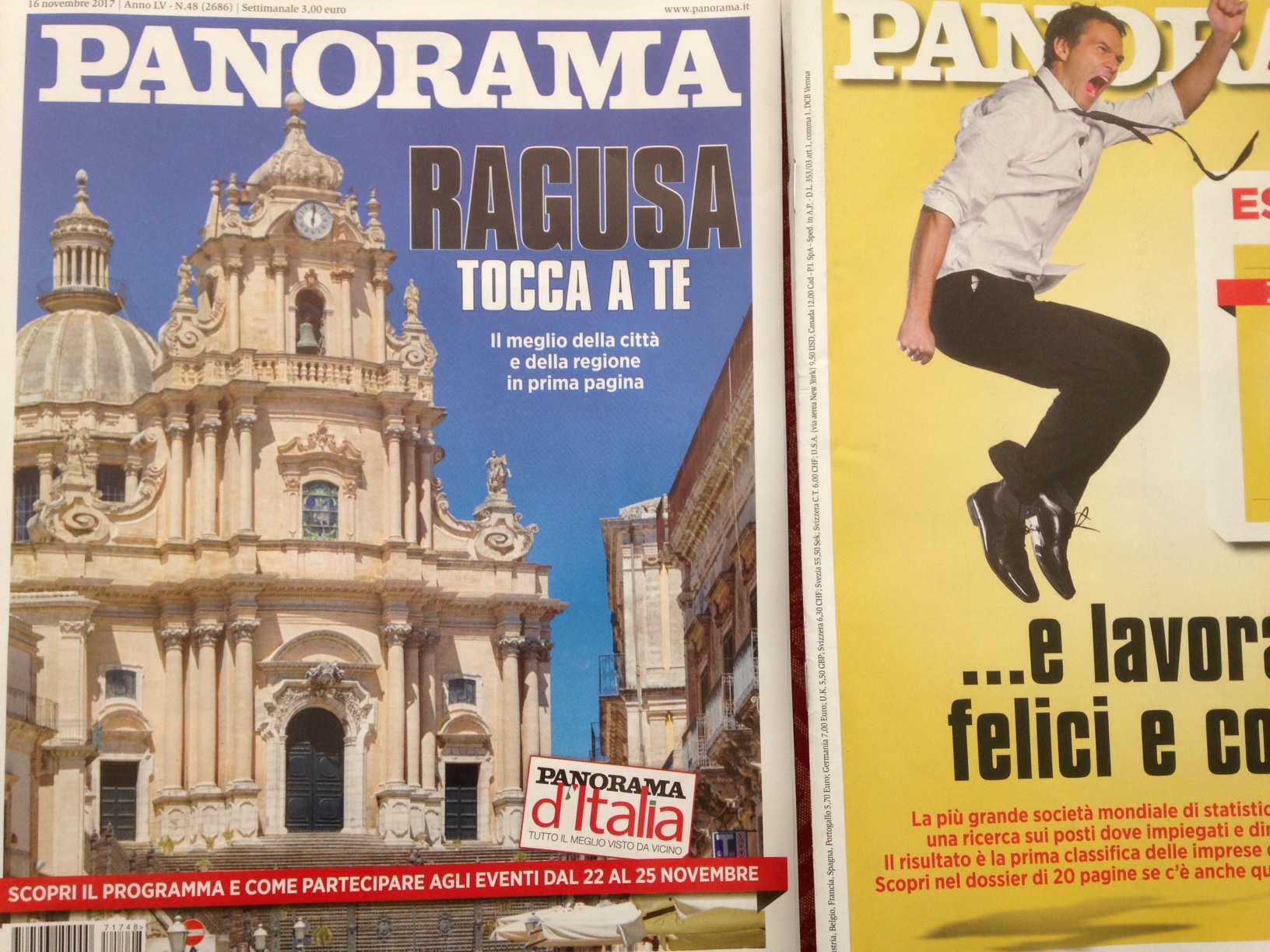 Ragusa tocca a te. In edicola su Panorama lo speciale dedicato alla terra iblea in vista delle iniziative della prossima settimana