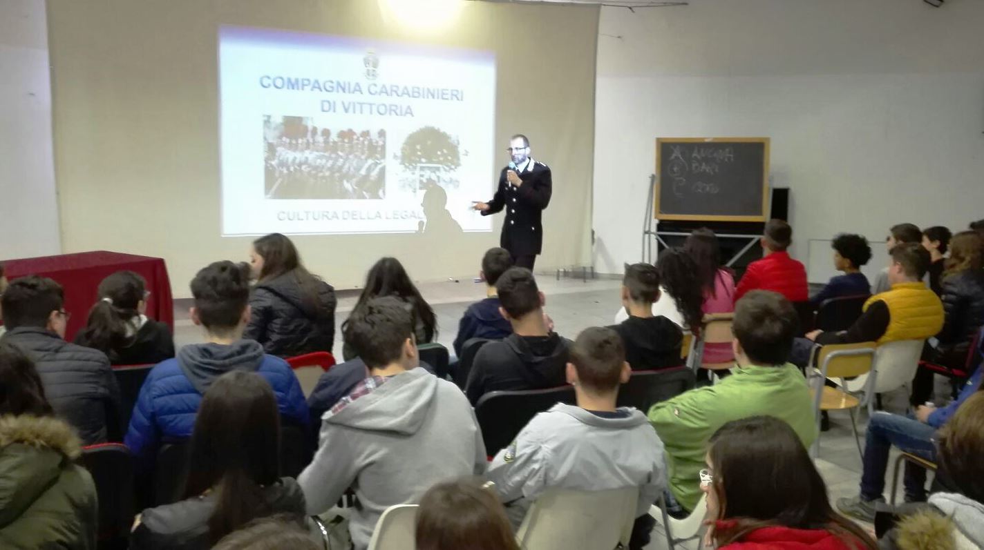 A scuola di legalità con i carabinieri di Vittoria