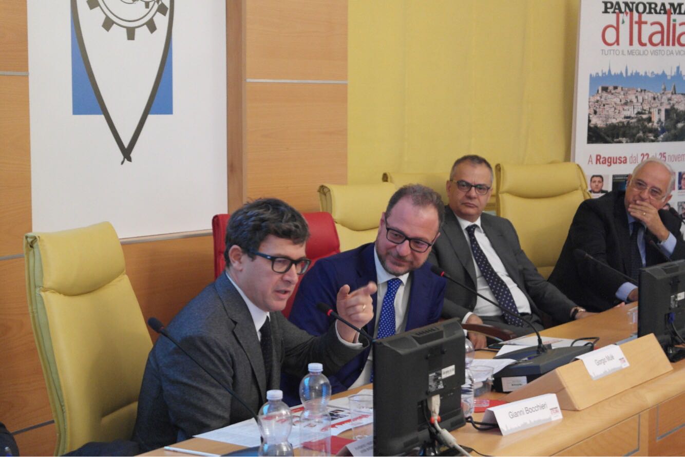 L’Italia riparte da Ragusa e lo fa con i giovani e con l’effervescenza imprenditoriale. Prima giornata di convegni del tour “Panorama d’Italia”. FOTO