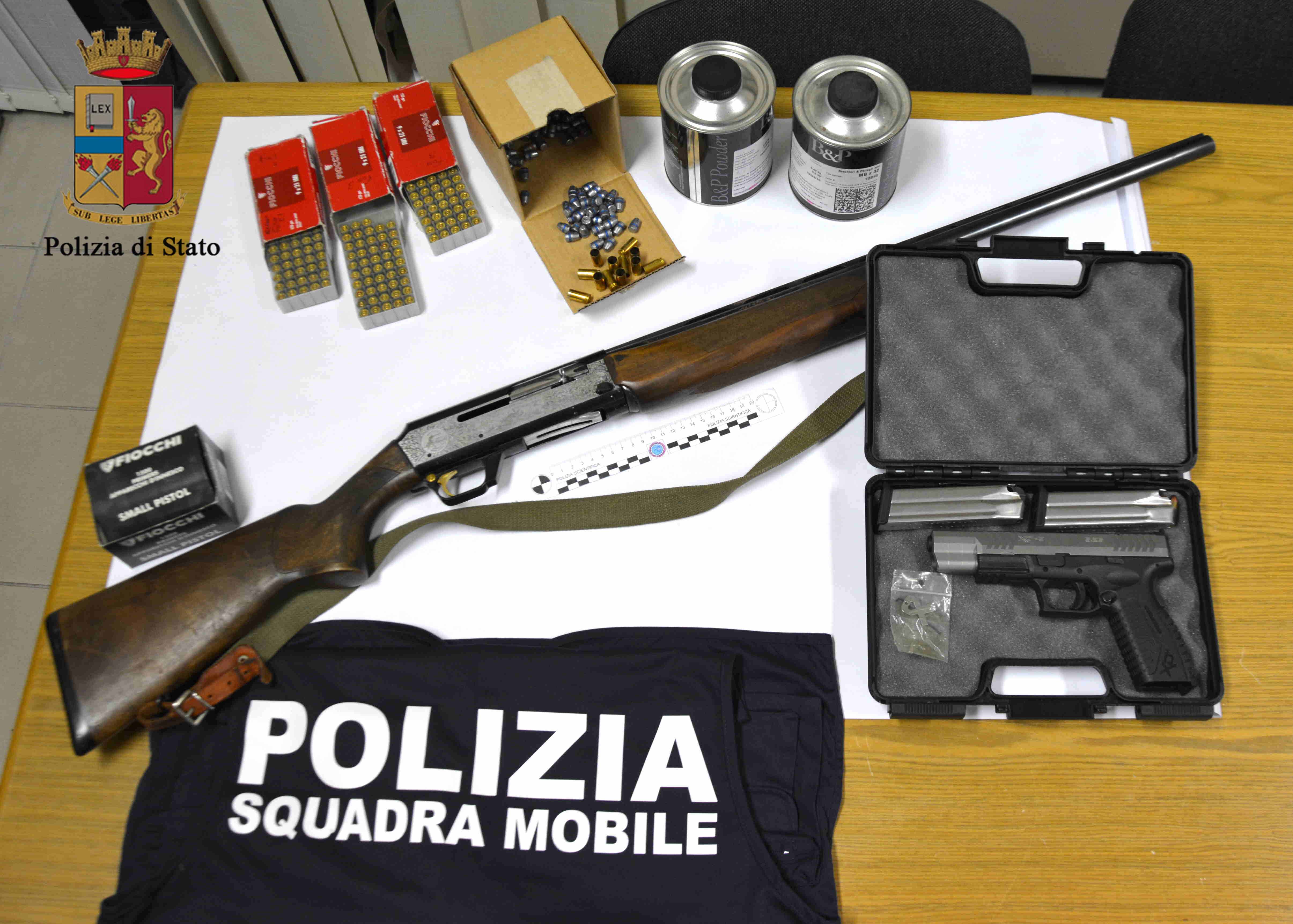 Arrestato vittoriese per detenzione e ricettazione armi rubate (VIDEO)