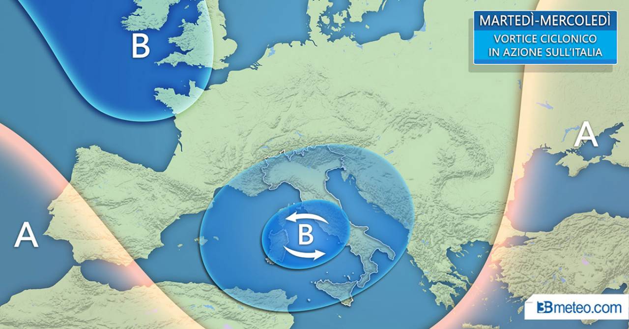 L’autunno mette il piede sull’acceleratore. E’ in arrivo il maltempo.