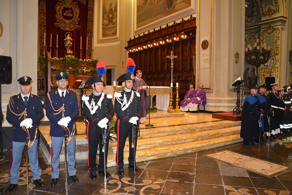 Celebrato a Ragusa in cattedrale il precetto natalizio interforze.