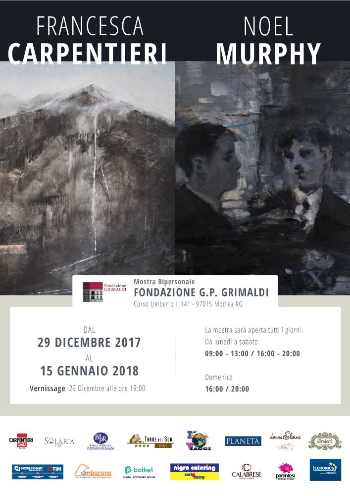 Alla Fondazione Grimaldi la bipersonale di Francesca Carpentieri e Noel Murphy
