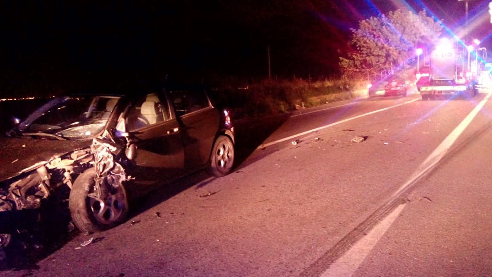 Incidente tra due auto sulla S.Croce – Comiso