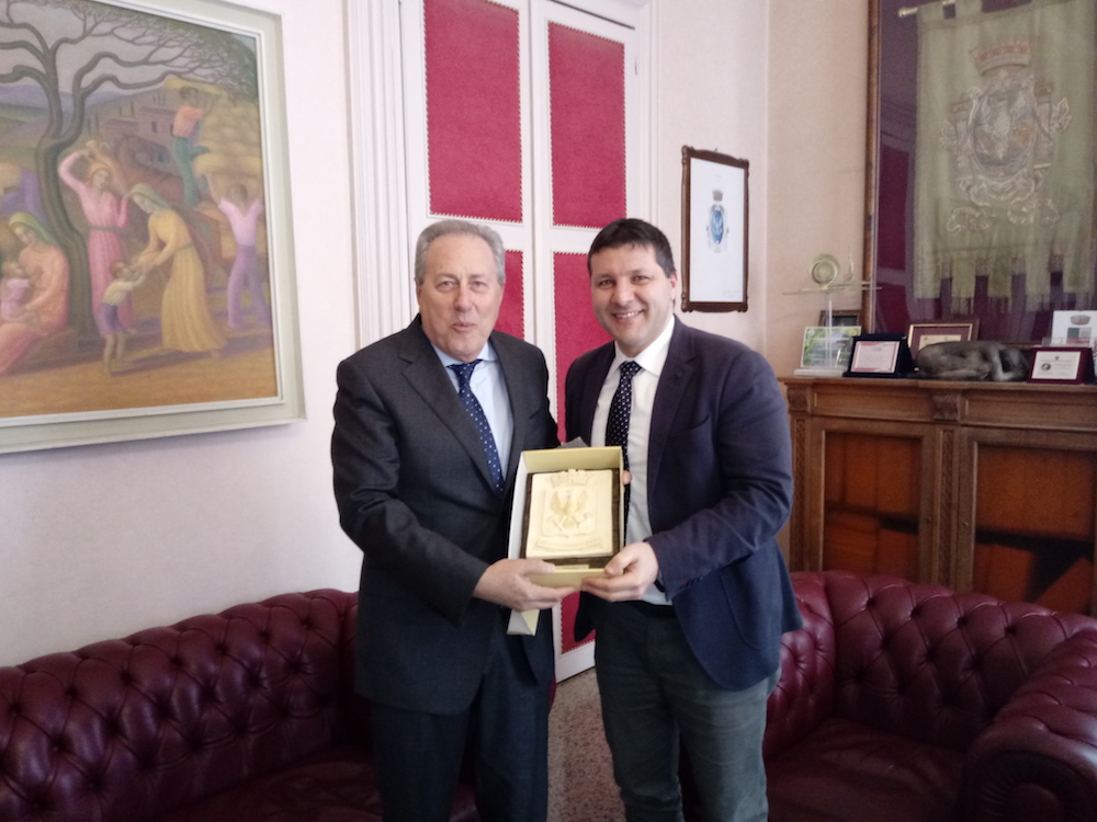 Il nuovo commissario ex Provincia in visita al Comune di Ragusa